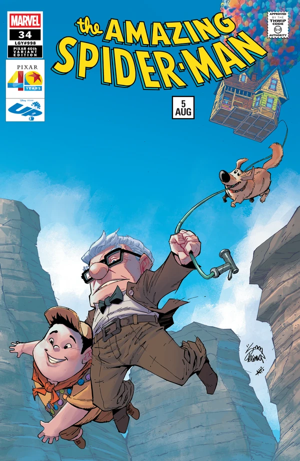 Amazing Spider-Man: Ryan Stegman Pixar 40th Variant #34 - Cover 6